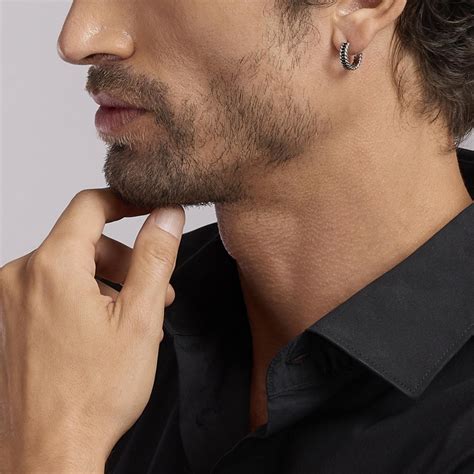 orecchino versace uomo